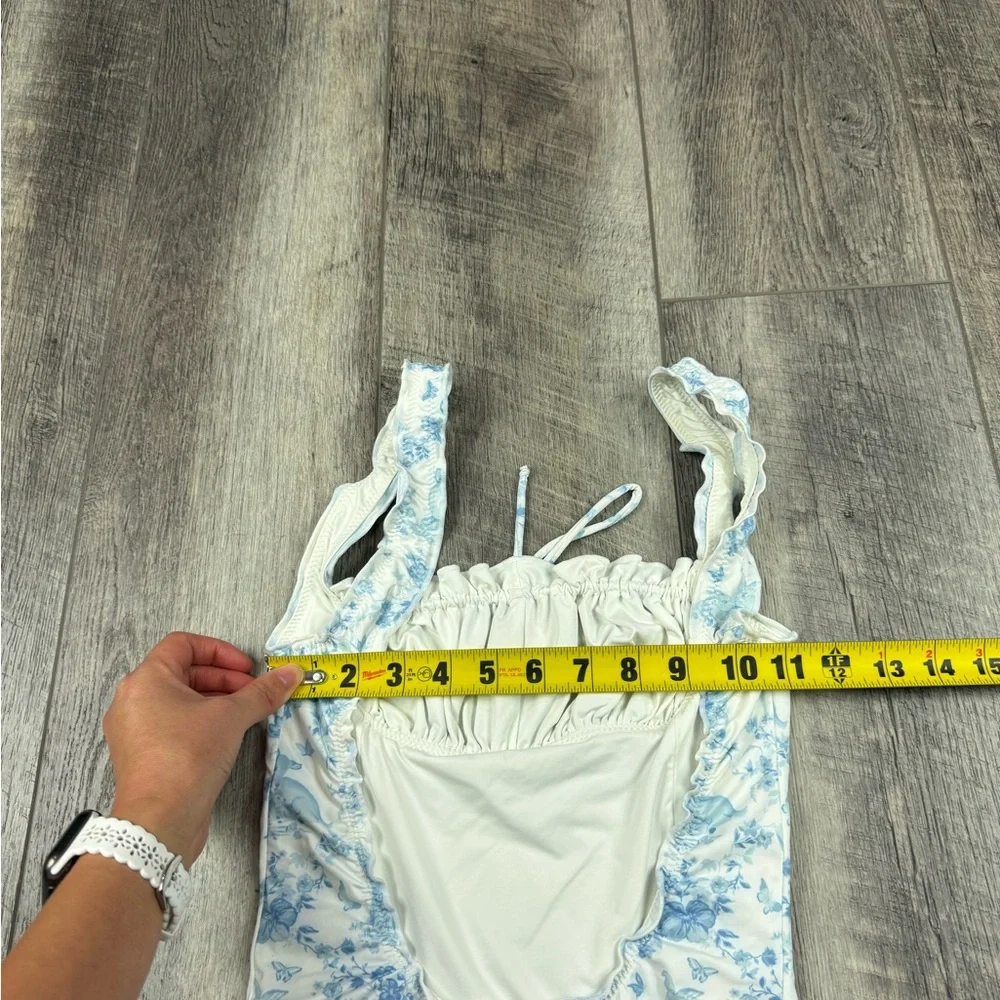 Frankies Bikinis x Gigi Blue One Piece Swimsuit